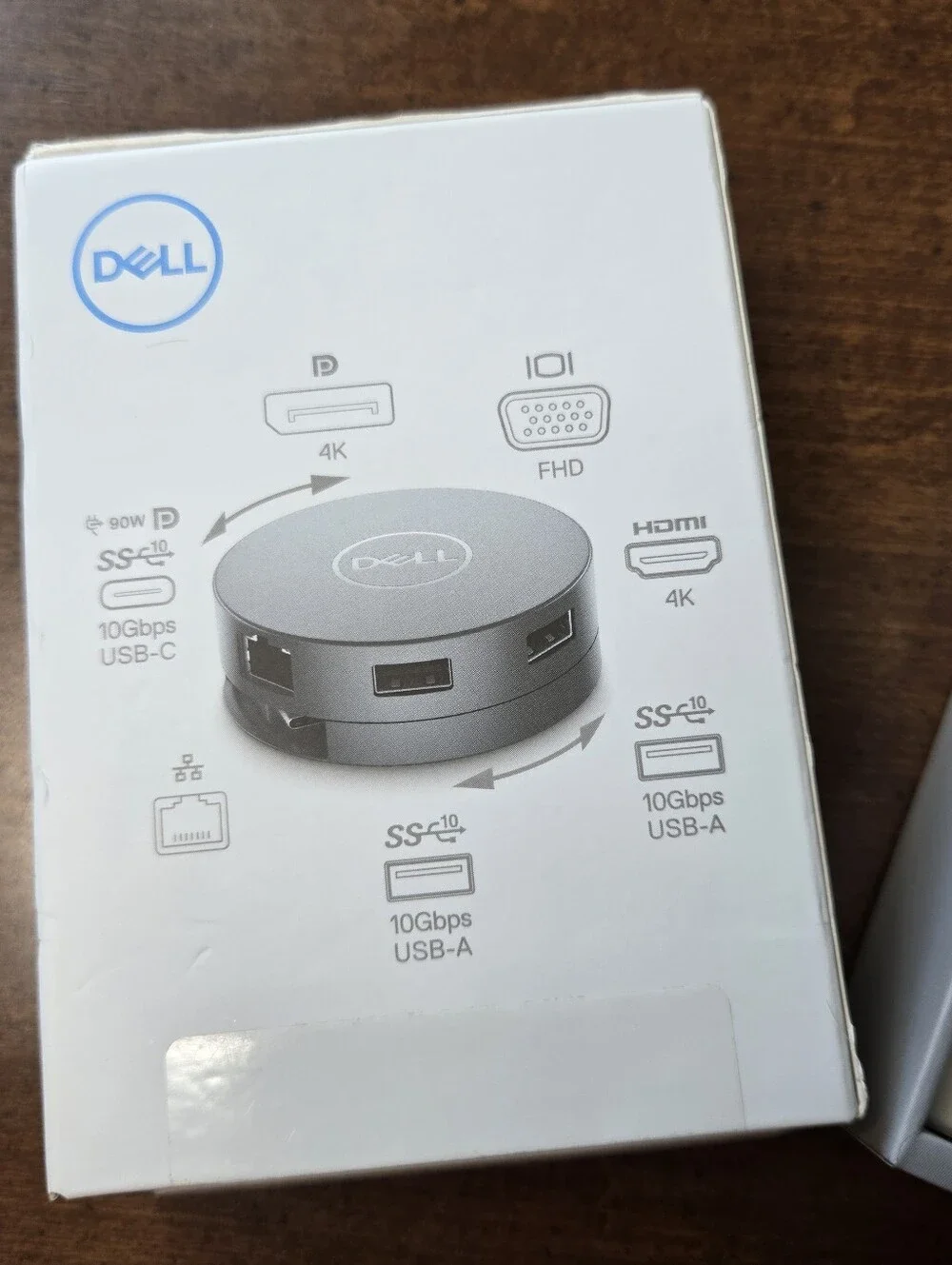 New Dell DA305 6-in-1 USB-C Multiport Adapter Docking Station W/ Box & Manual